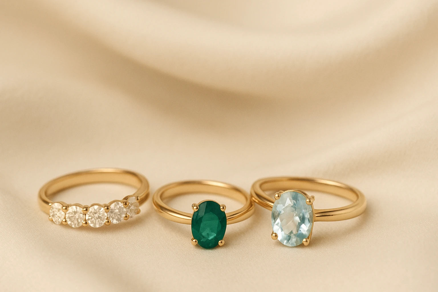 Artisan gold ring with natural gemstone – Black Friday 2025 offer, up to 30% off